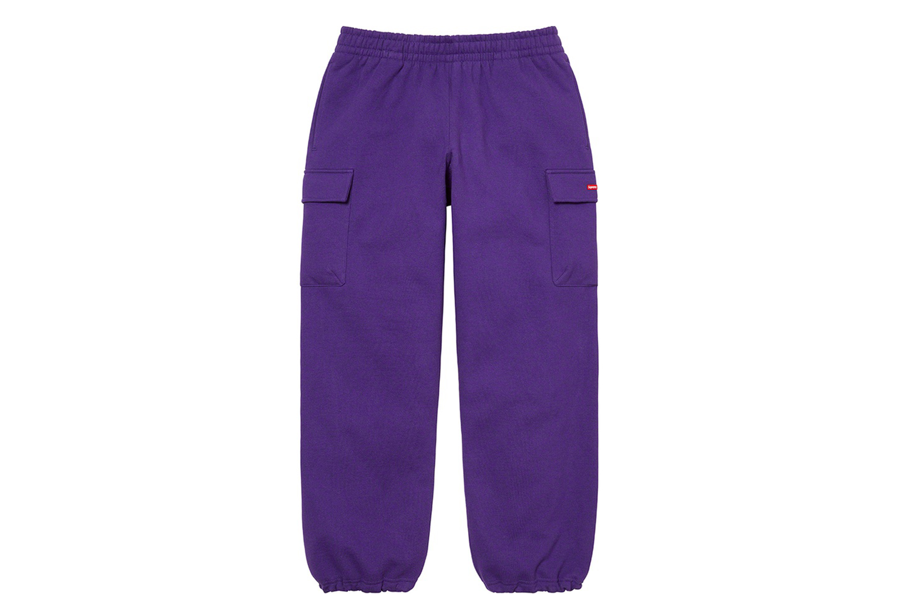 Supreme Small Box Cargo Sweatpant Purple (FW22) PURPLE sneaker – authenticated on KLEKT