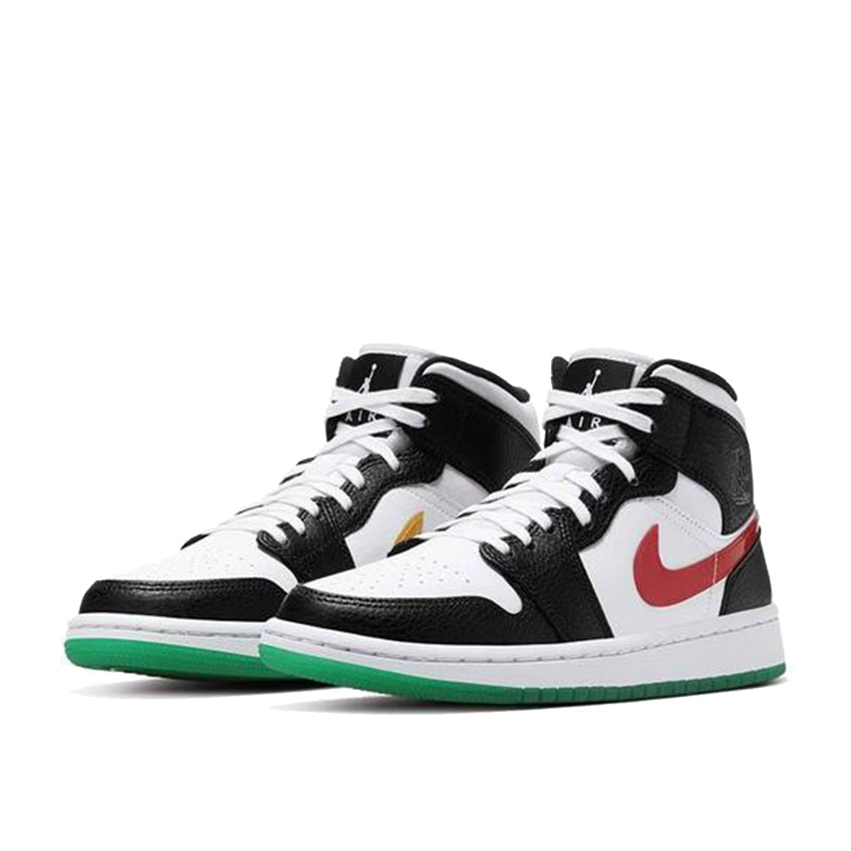 Air Jordan 1 Mid WMNS 'Alternate Swooshes Red Yellow' (2020) sneaker – authenticated on KLEKT