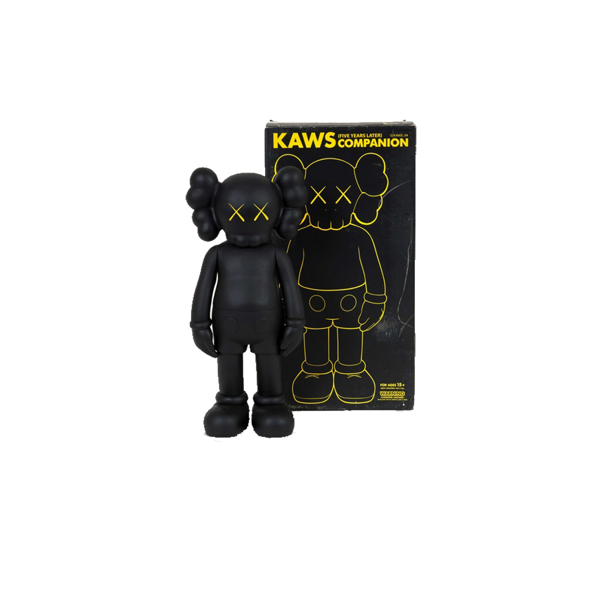 Kaws Five Years Later Companion Figure Black (2004) BLACK sneaker – authenticated on KLEKT