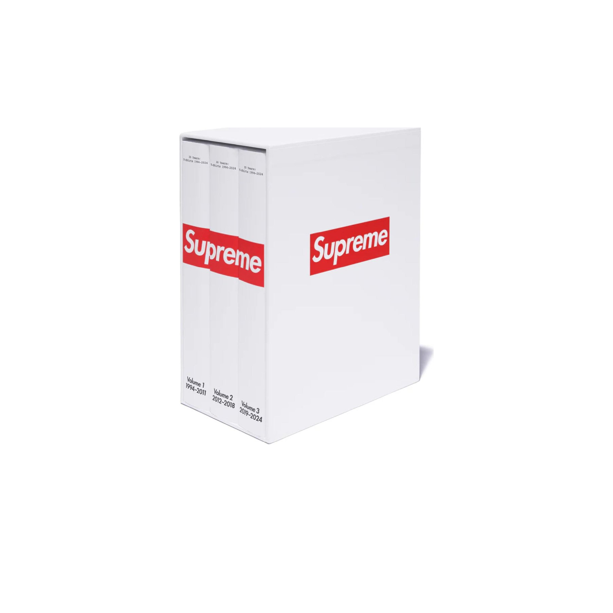 Supreme 30 Years: T-Shirts 1994-2024 Book Set White sneaker – authenticated on KLEKT