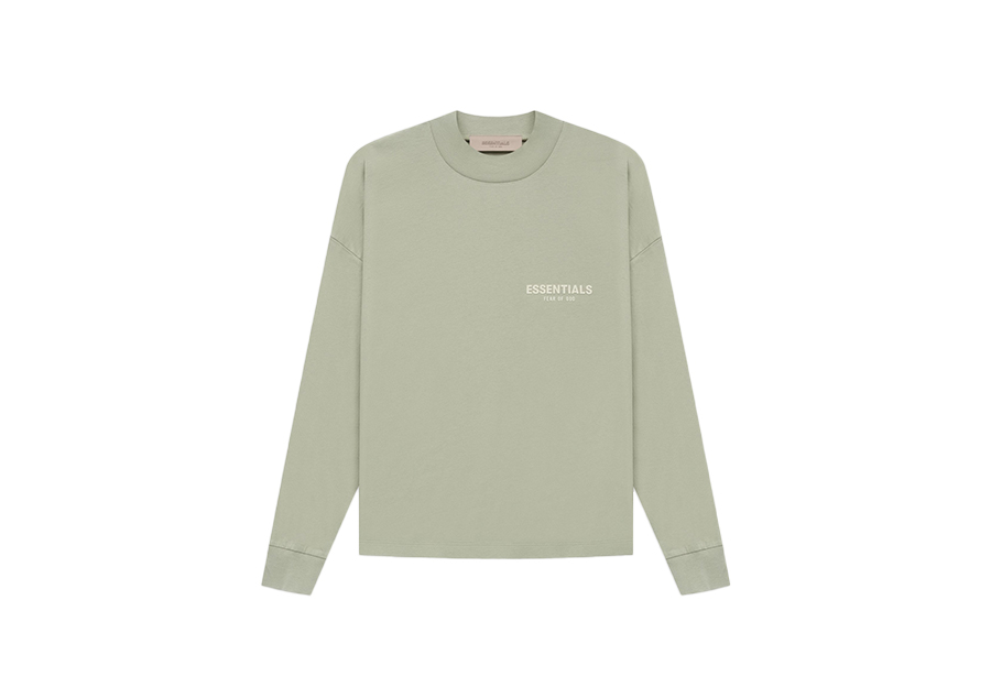 Fear Of God ESSENTIALS L/S Tee Seafoam (SS22) SEAFOAM sneaker – authenticated on KLEKT