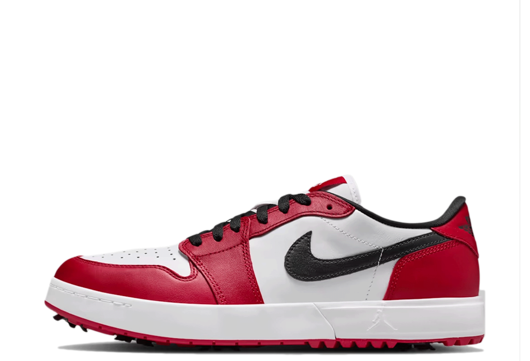 Air Jordan 1 Low Golf Spiked 'Chicago' (2026) Varsity Red/White/Black sneaker – authenticated on KLEKT