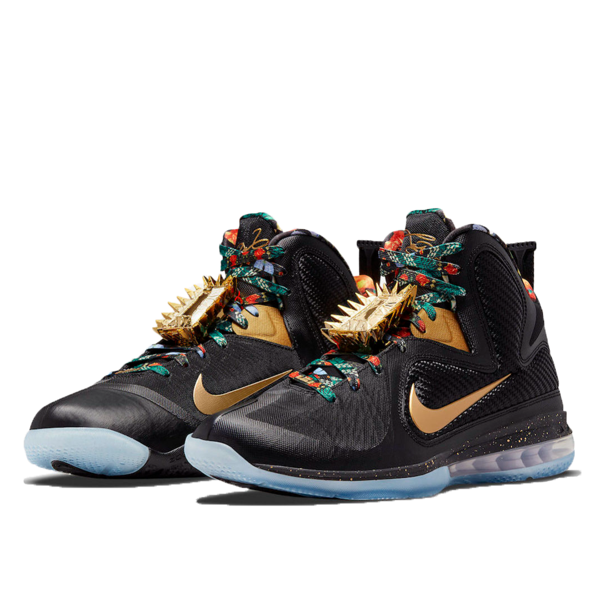 Nike LeBron 9 Watch The Throne (2021) BLACK/METALLIC GOLD sneaker – authenticated on KLEKT