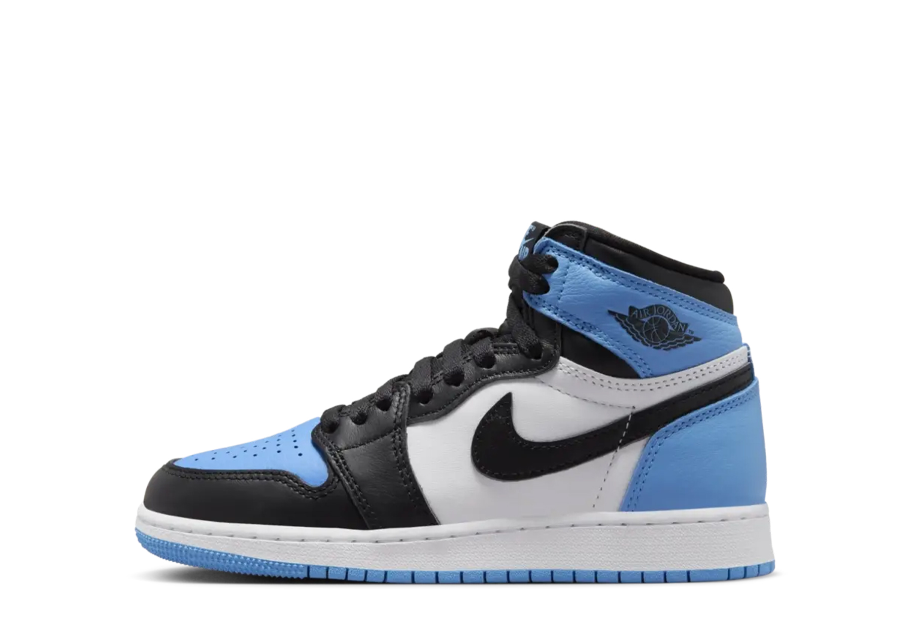 Air Jordan 1 Retro High OG PS ‘UNC Toe’ (2023) WHITE/BLUE/BLACK sneaker – authenticated on KLEKT