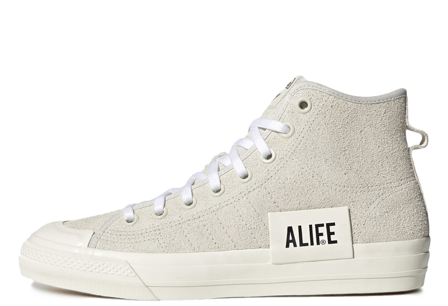 Adidas x Alife Nizza Hi CWhite (2022) white/off white sneaker – authenticated on KLEKT