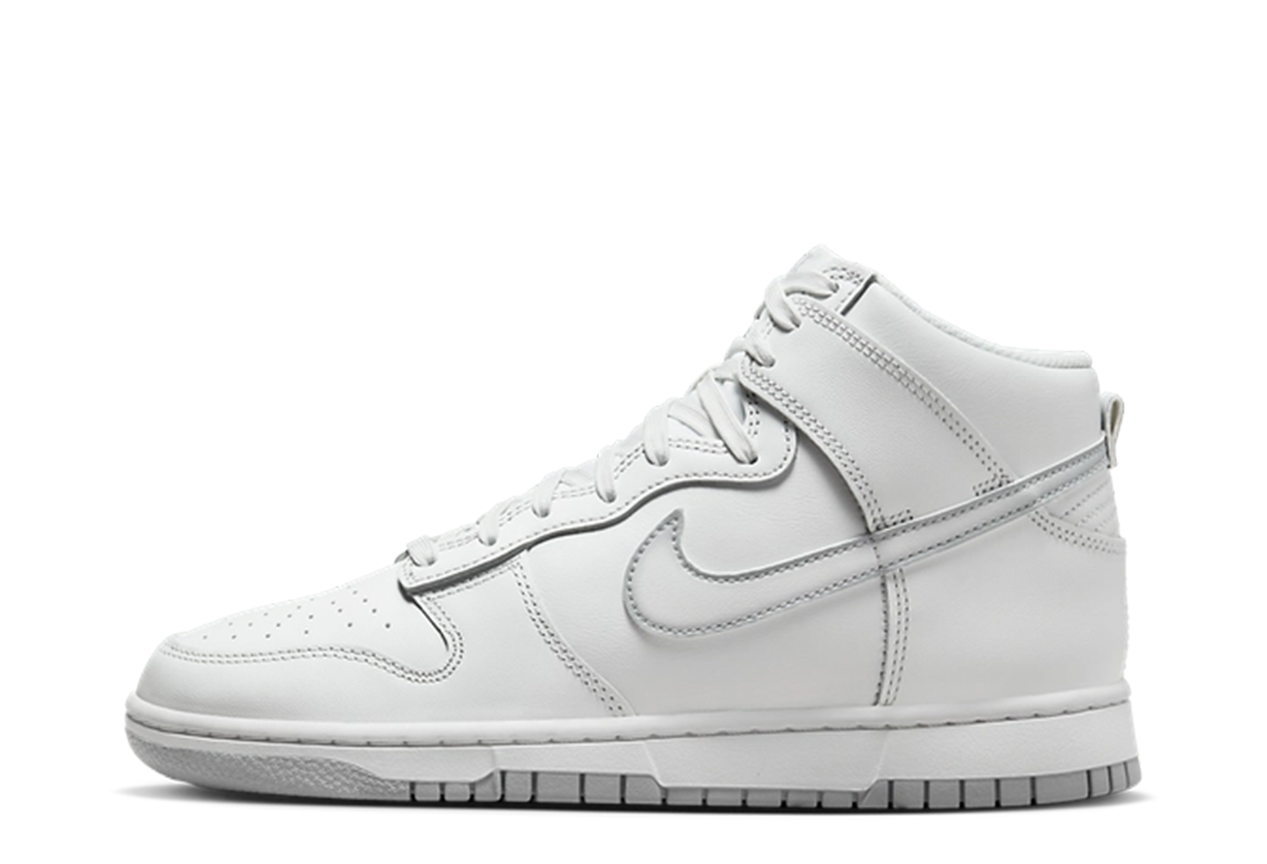 Nike Dunk High 'Airbrush Swoosh' (2023) SUMMIT/WHITE/WOLF GREY/PHOTON DUST sneaker – authenticated on KLEKT