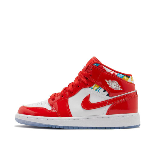 Air Jordan 1 Mid SE Barcelona Sweater (GS) (2021)