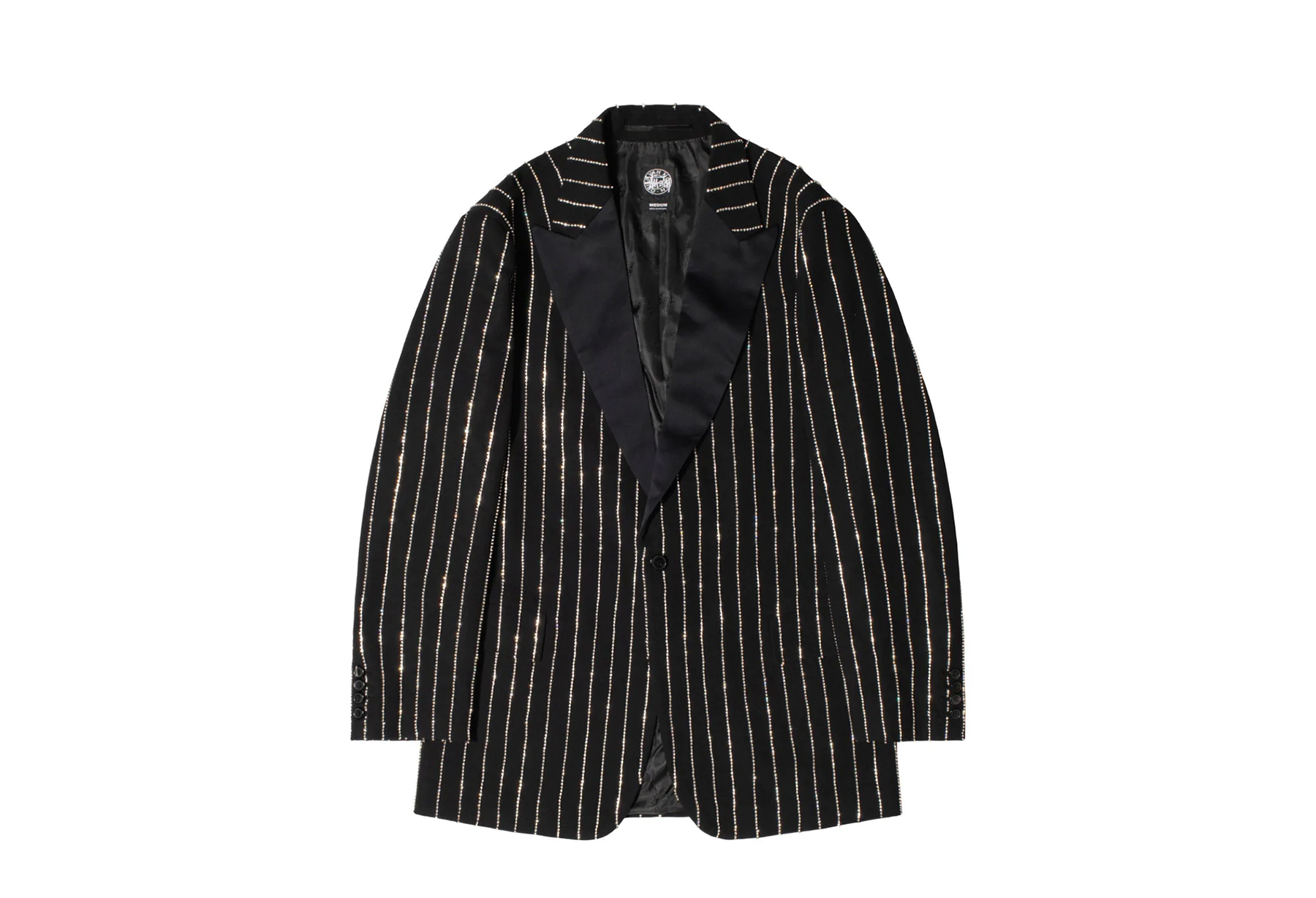 Stussy x Dries Van Noten Crystal Smoking Blazer Black (FW22) BLACK sneaker – authenticated on KLEKT