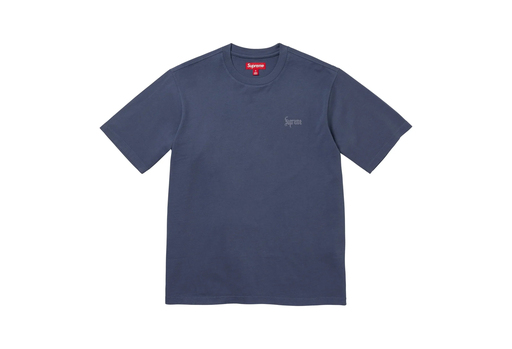 Supreme Old English Tee 'Navy' (FW24) – authenticated on KLEKT