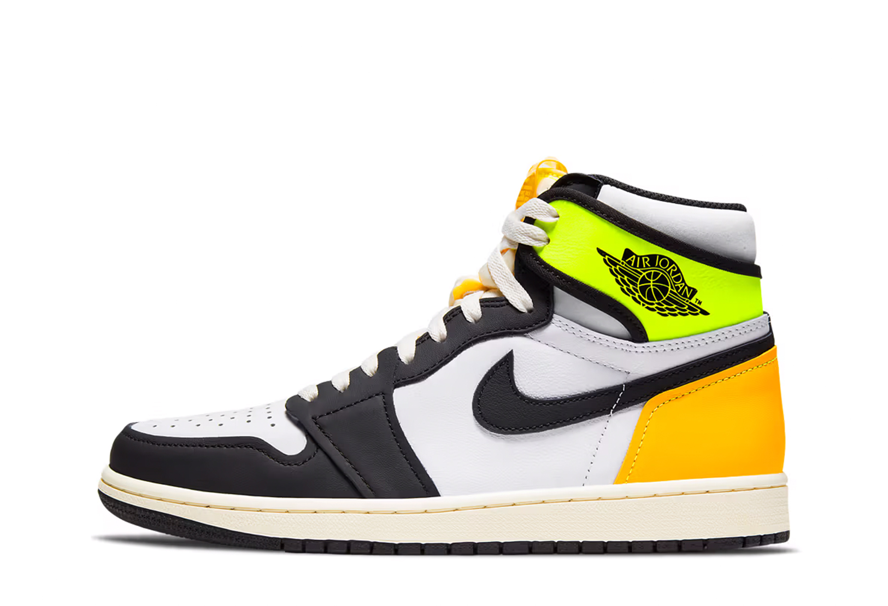 Air Jordan 1 Retro High 'Volt University Gold' (2021) sneaker – authenticated on KLEKT