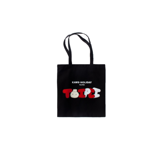 Kaws Holiday Limited Taipei Tote Bag Black/Red (SS19)