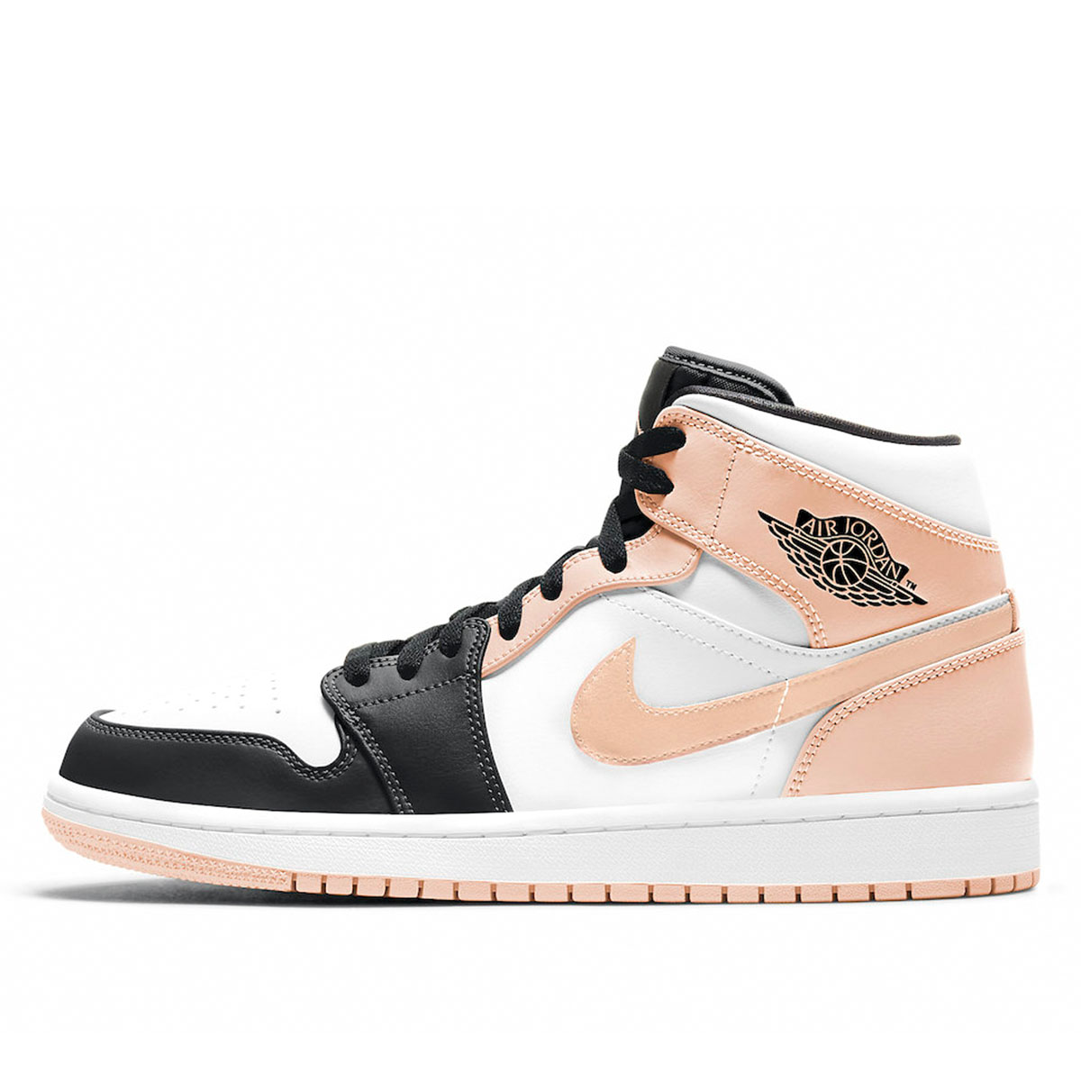 Air Jordan 1 Mid 'Crimson Tint' (2021) CRIMSON TINT/WHITE/BLACK sneaker – authenticated on KLEKT