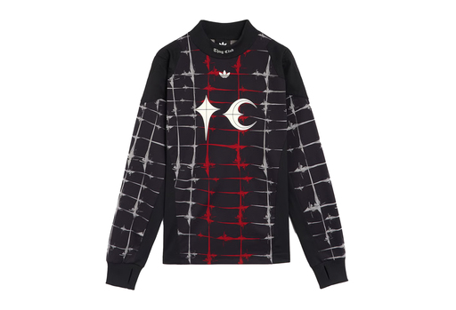 adidas Originals x Thug Club Goalie Graphic Long-Sleeved Relaxed Men's Jersey T-Shirt 'Black' (2026)