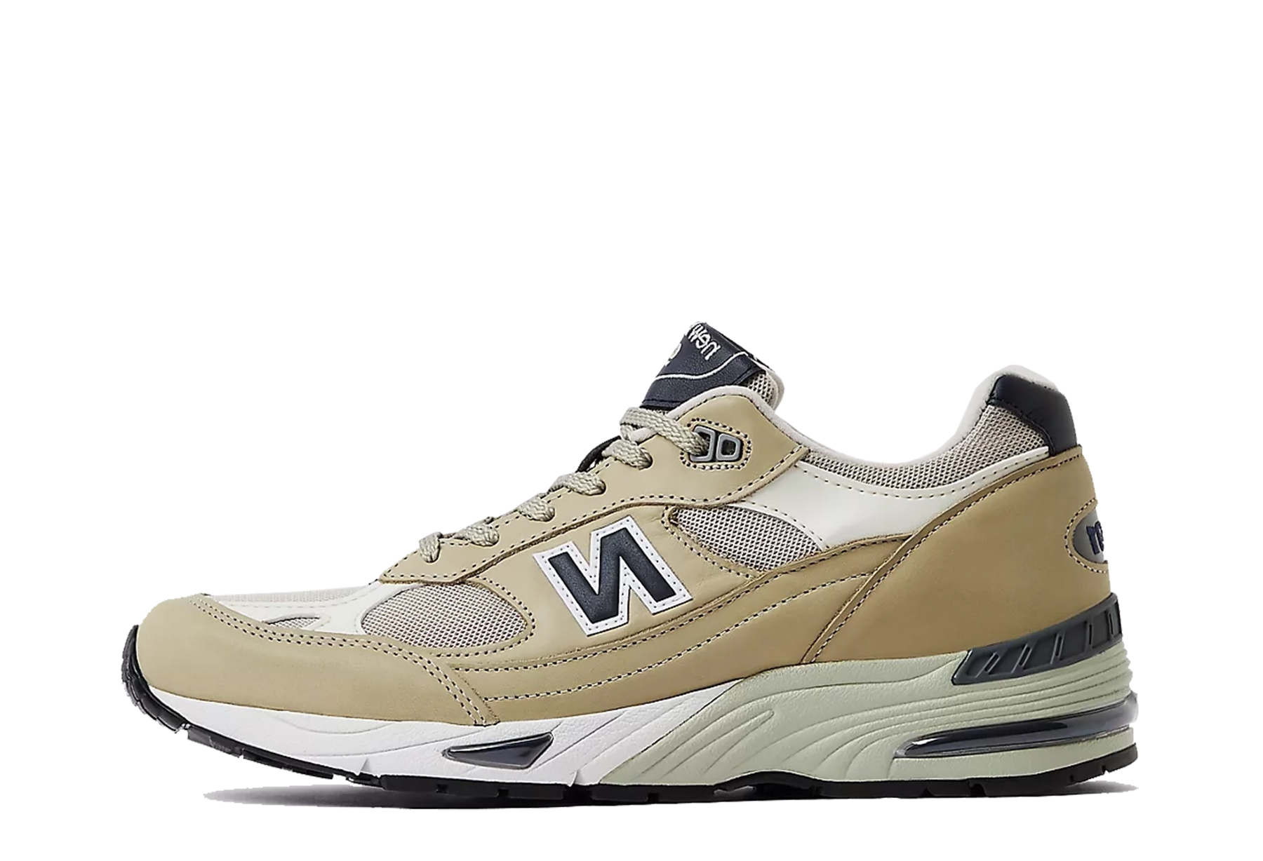 New Balance 991v1 'Elm' - Made in UK (2023) Elm/Brown Rice/Coconut Milk sneaker – authenticated on KLEKT