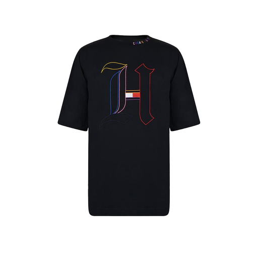 Tommy Hilfiger x Lewis Hamilton Monogram T-Shirt Black (2019)
