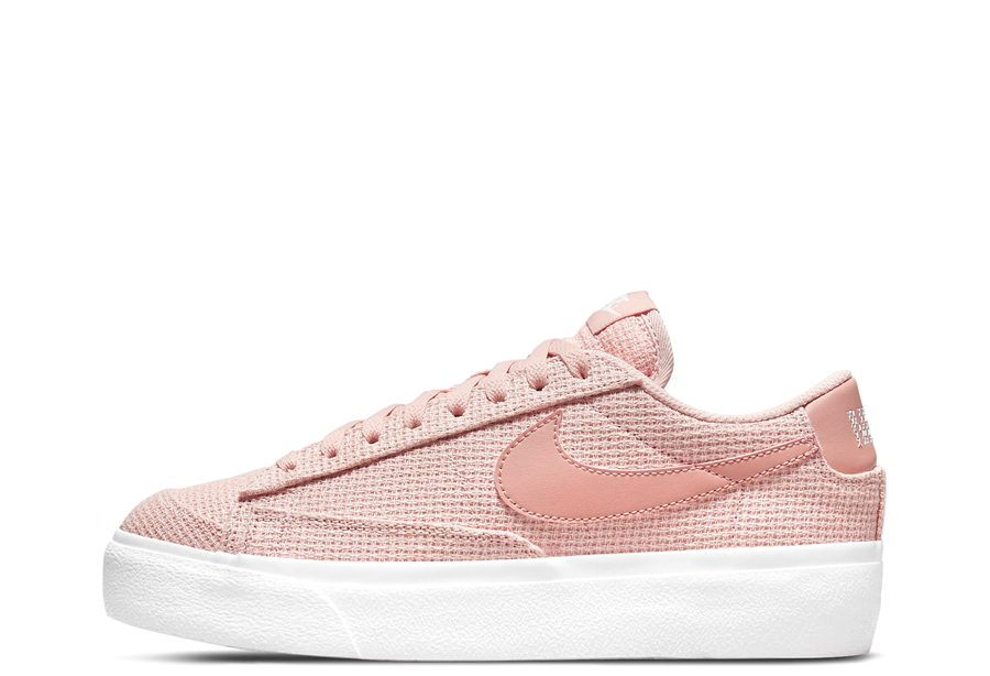 Nike Blazer Low Platform Cross Stitch WMNS Pink Oxford (2022) pink/white/rose sneaker – authenticated on KLEKT