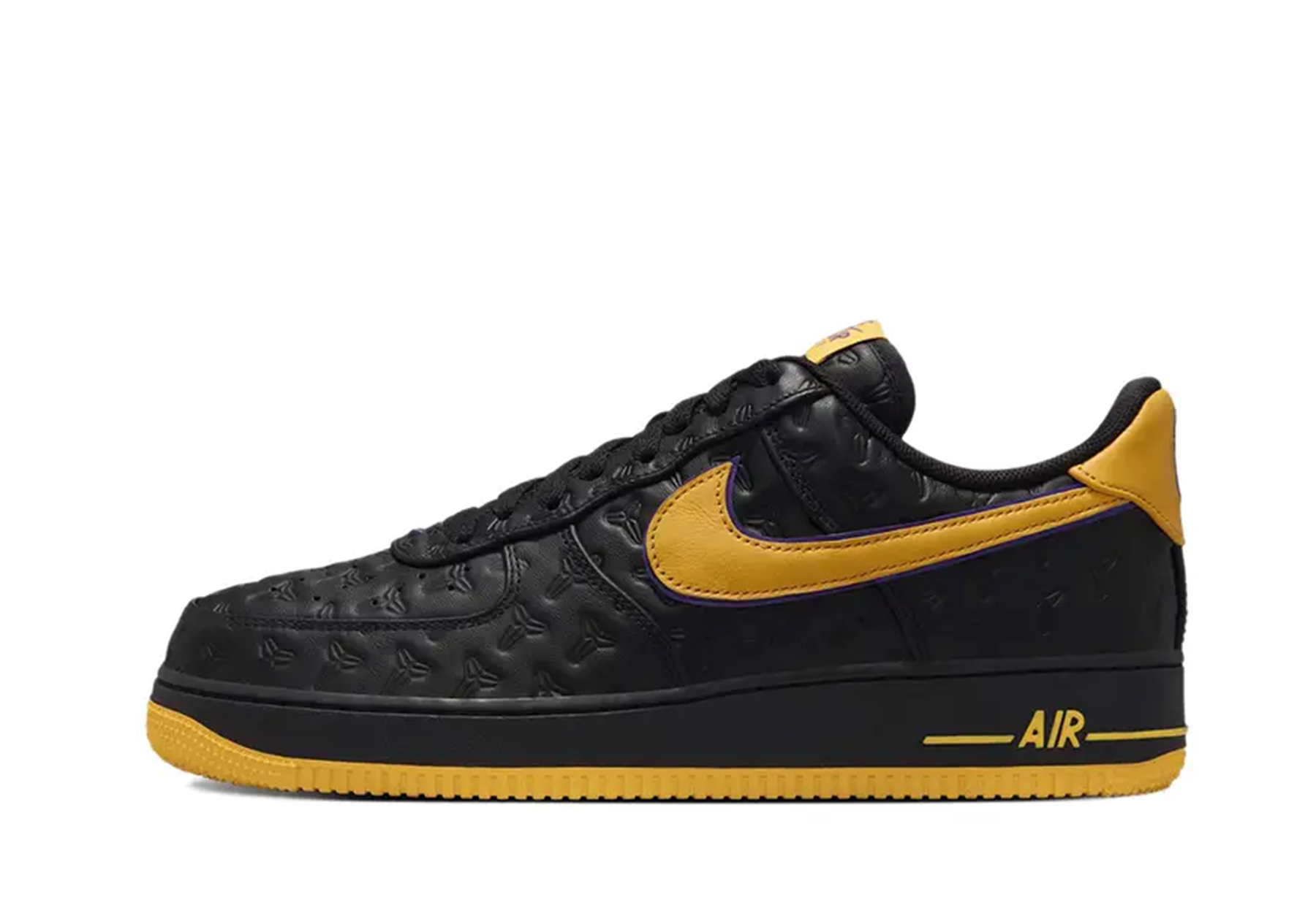 Nike x Kobe Air Force 1 Low 'Lakers Away' (2025) BLACK sneaker – authenticated on KLEKT