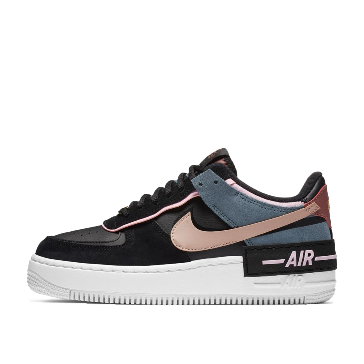Nike WMNS Air Force 1 Shadow Black Light Arctic Pink Claystone Red (2020) sneaker – authenticated on KLEKT