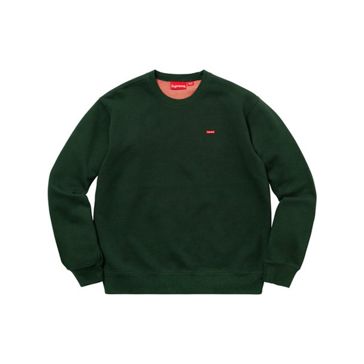 Supreme Contrast Crewneck Sweatshirt Dark Green (SS18) | Supreme