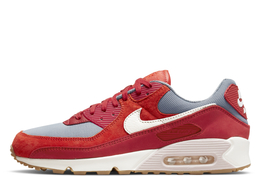 Nike Air Max 90 PRM Red Ivory (2022) Gym Red/Pale Ivory/ Habanero Red sneaker – authenticated on KLEKT
