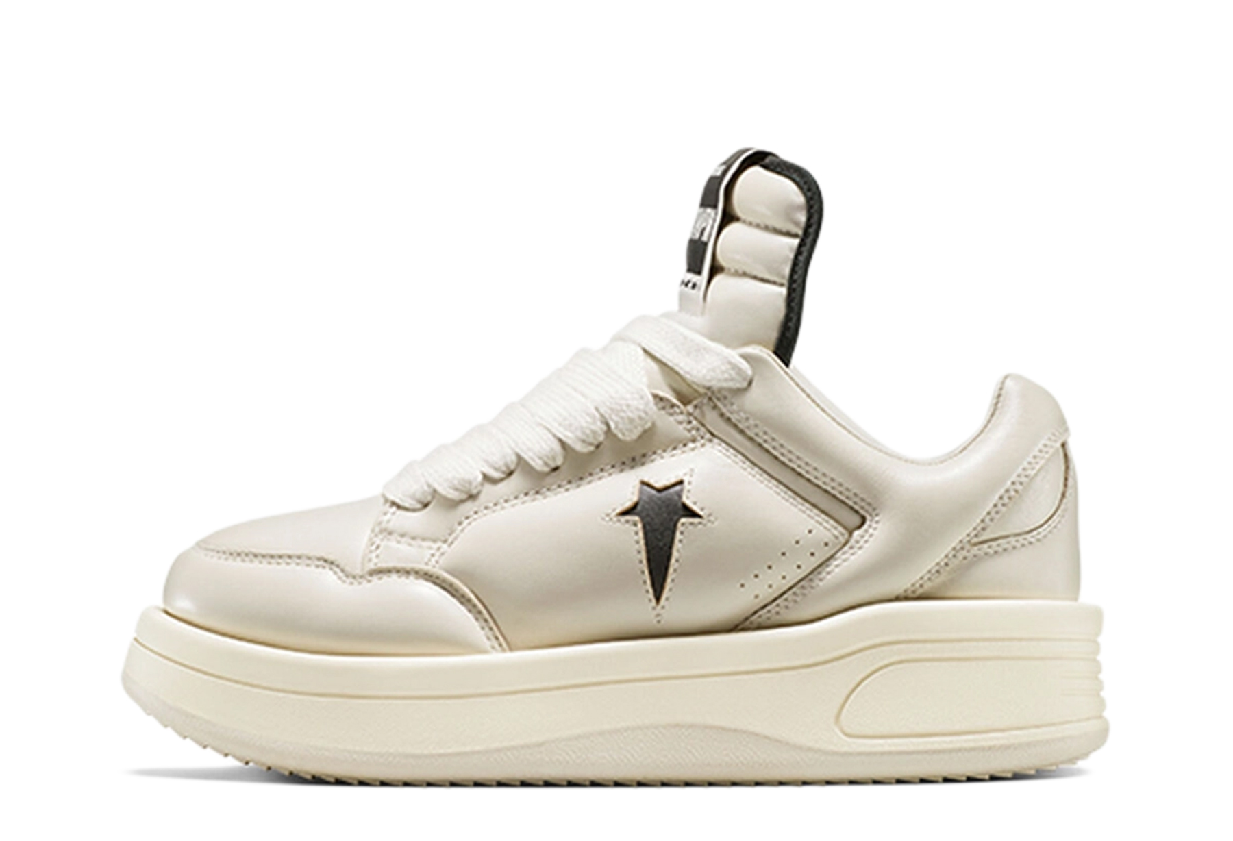 Converse x Rick Owens TURBOWPN 'Pelican' (2025) Pelican/Cloud Cream/Zwart sneaker – authenticated on KLEKT