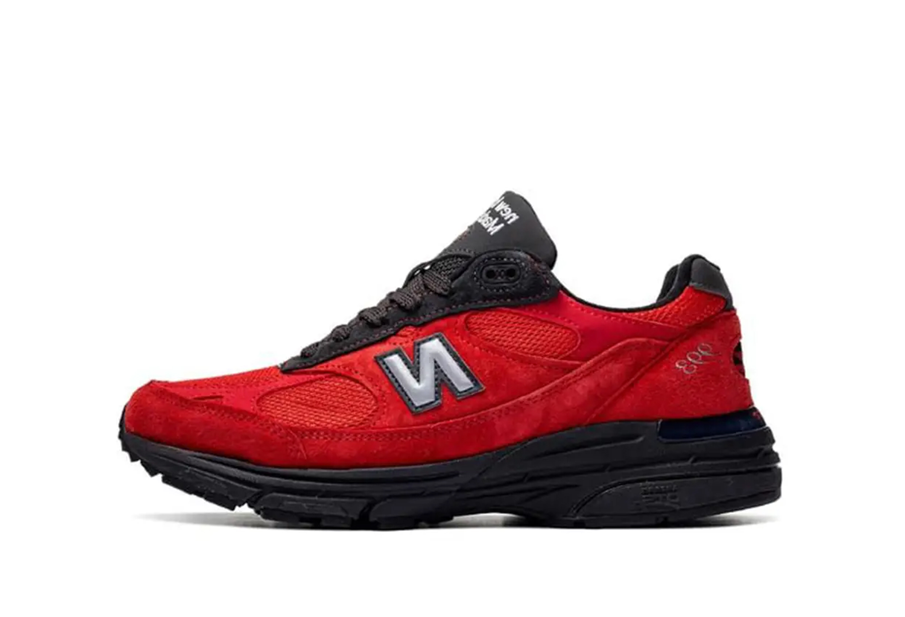 New Balance 993 'Black Red' (2026) RED sneaker – authenticated on KLEKT