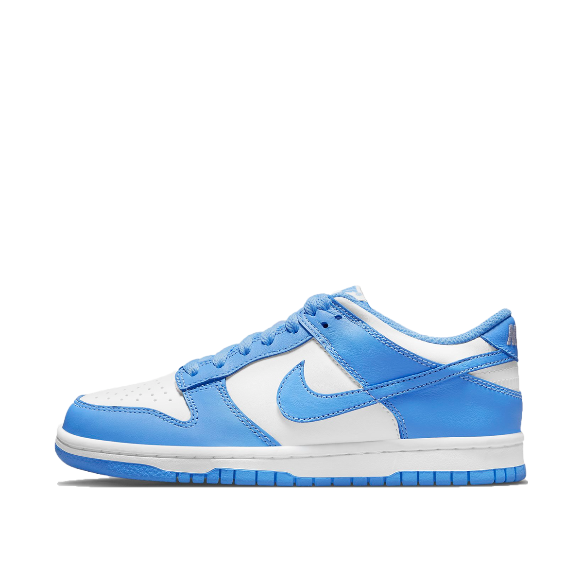 Nike Dunk Low GS 'University Blue' (2021) WHITE/UNIVERSITY BLUE/WHITE sneaker – authenticated on KLEKT