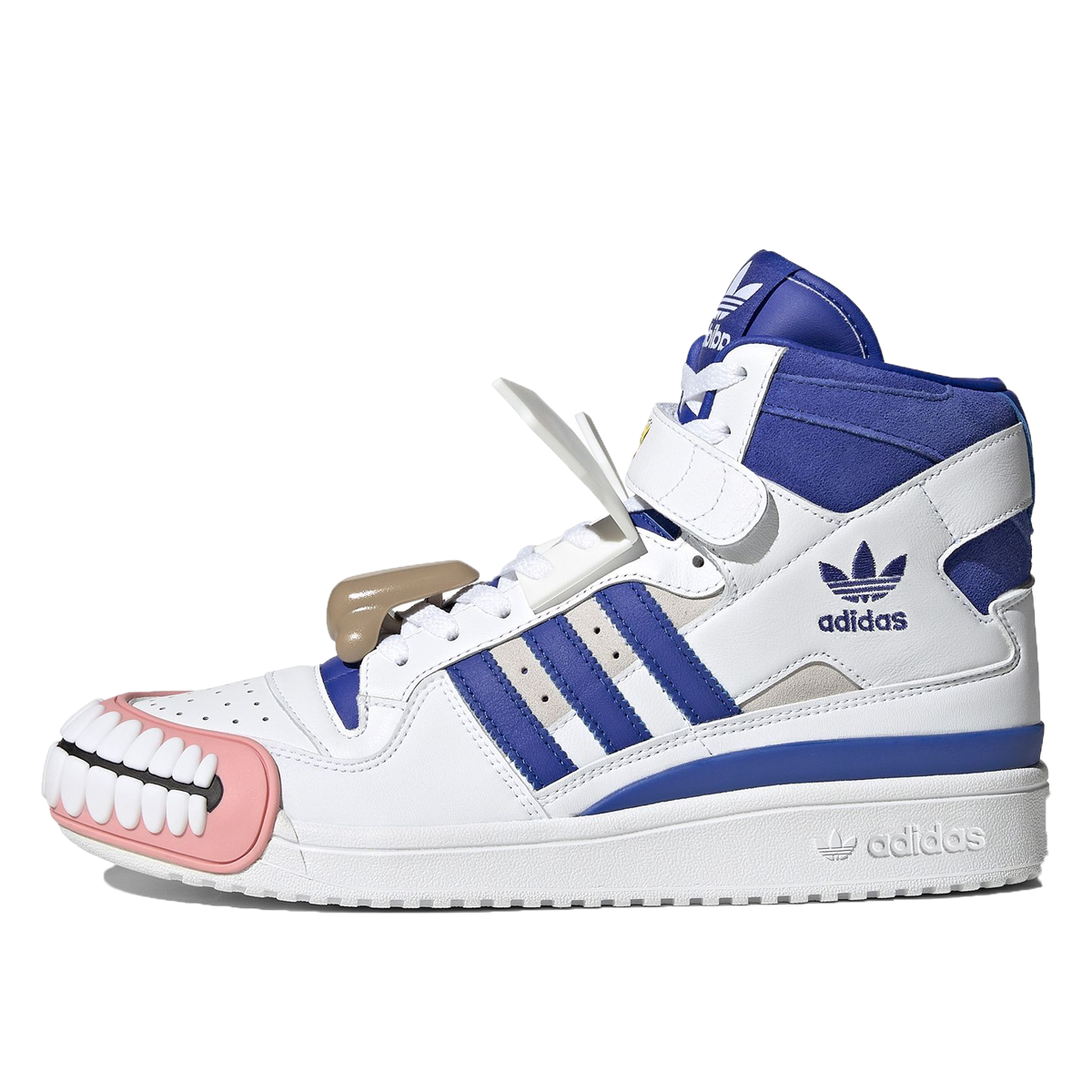 Adidas x Kerwin Frost Forum Hi 'Humanchives' (2021) WHITE / BLUE / YELLOW sneaker – authenticated on KLEKT