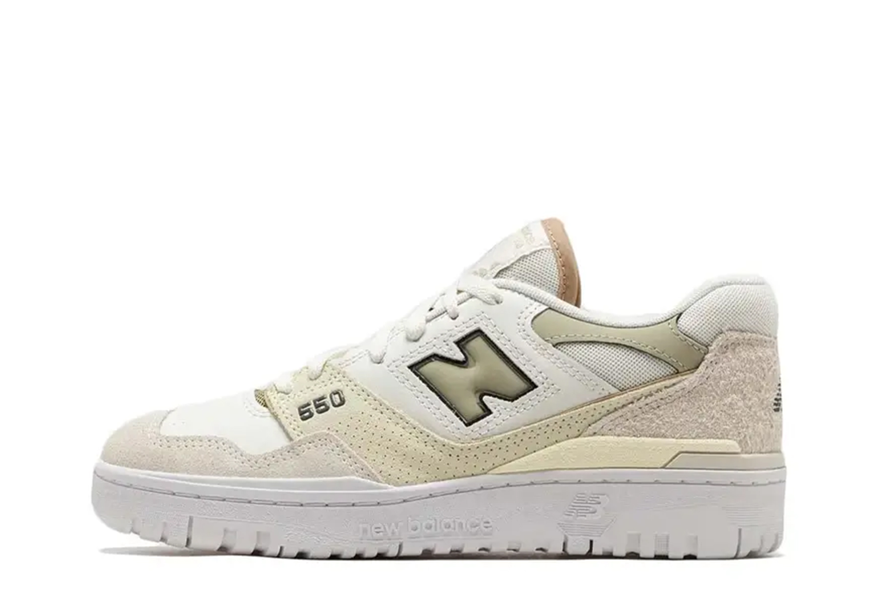 New Balance 550 WMNS 'Sea Salt Olive' (2023) SEA SALT/OLIVE sneaker – authenticated on KLEKT