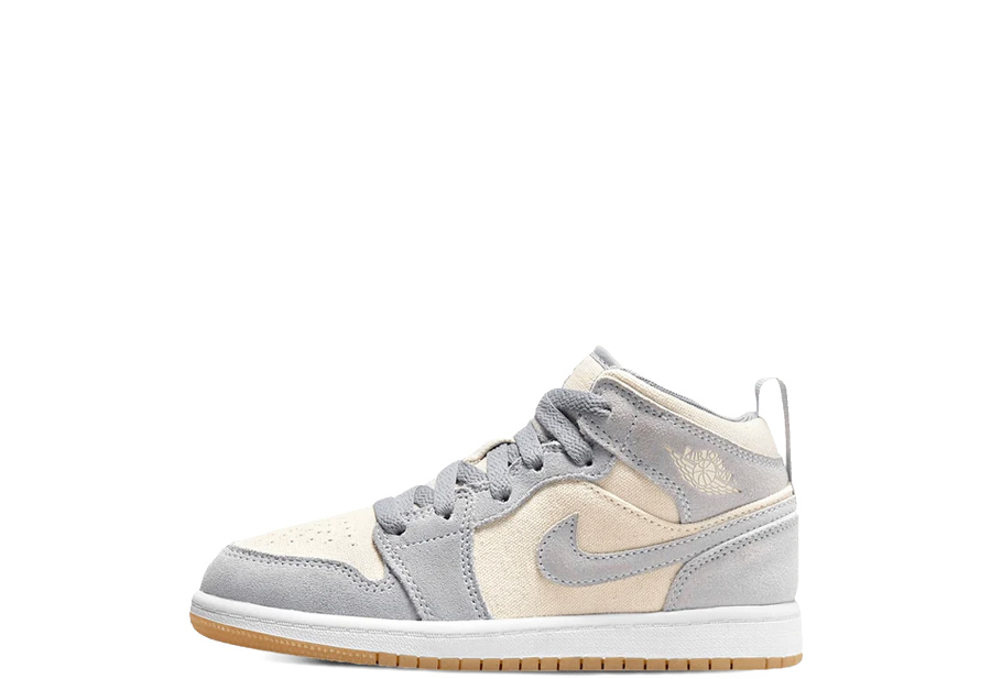 Air Jordan 1 Mid SE PS 'Coconut Milk Particle Grey' (2022) Coconut Milk/Particle Grey/White sneaker – authenticated on KLEKT