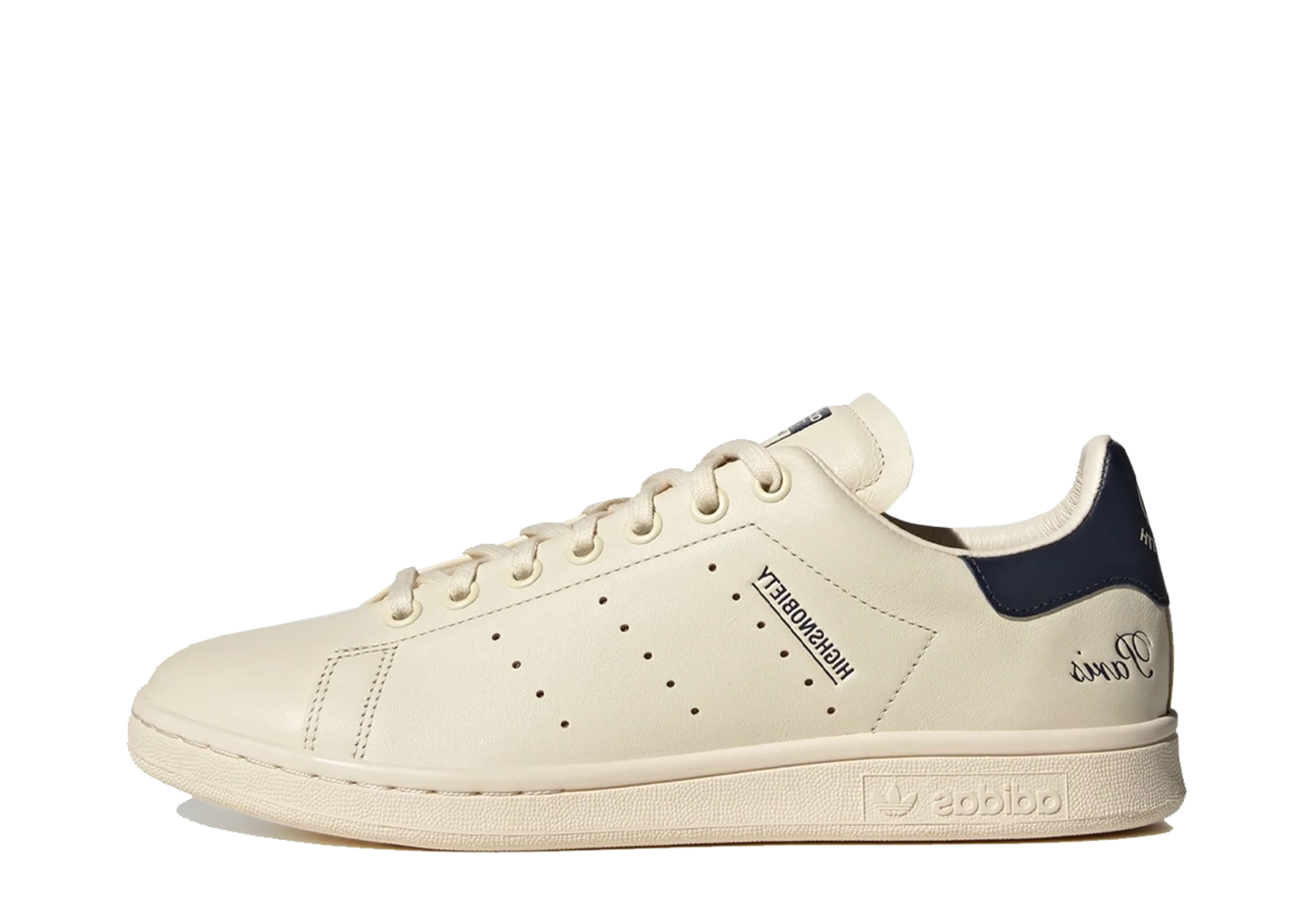 Adidas x Highsnobiety Stan Smith 'Wonder White' (2023) Wonder White/Wonder White/Cream White sneaker – authenticated on KLEKT