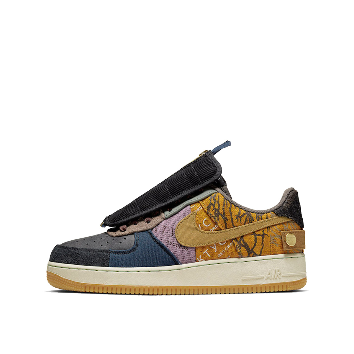 Nike x Travis Scott Cactus Jack Air Force 1 Low (PS) (2019) MULTI-COLOR/MUTED BRONZE-FOSS sneaker – authenticated on KLEKT