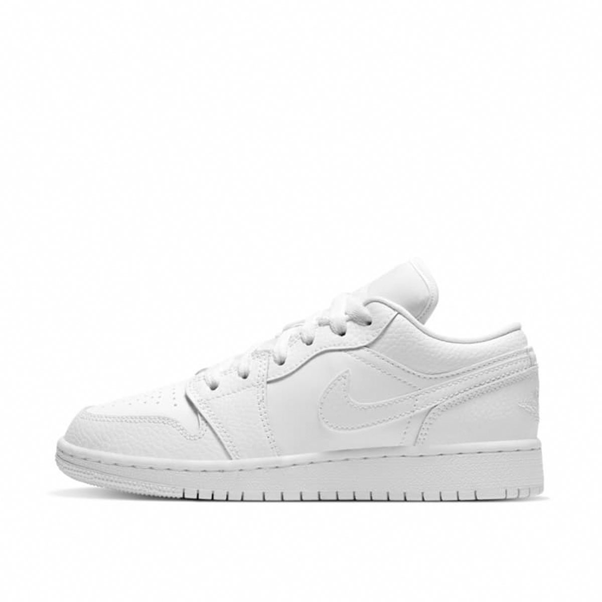 Air Jordan 1 Low White (GS) (2021) White/White/White sneaker – authenticated on KLEKT
