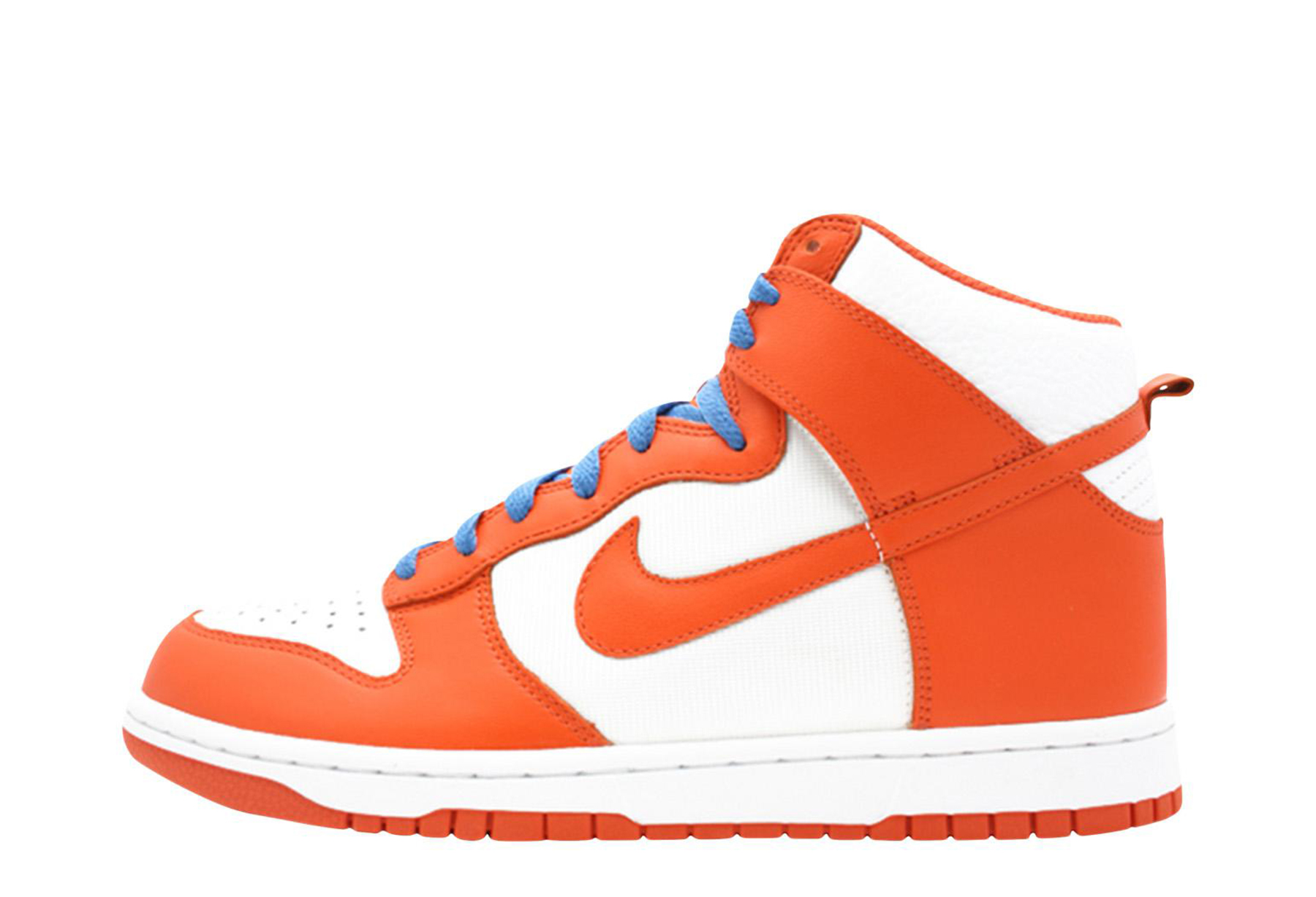 Nike Dunk High White Orange Blaze Varsity Blue (2009) WHITE/ORANGE BLAZE/VARSITY BLUE sneaker – authenticated on KLEKT