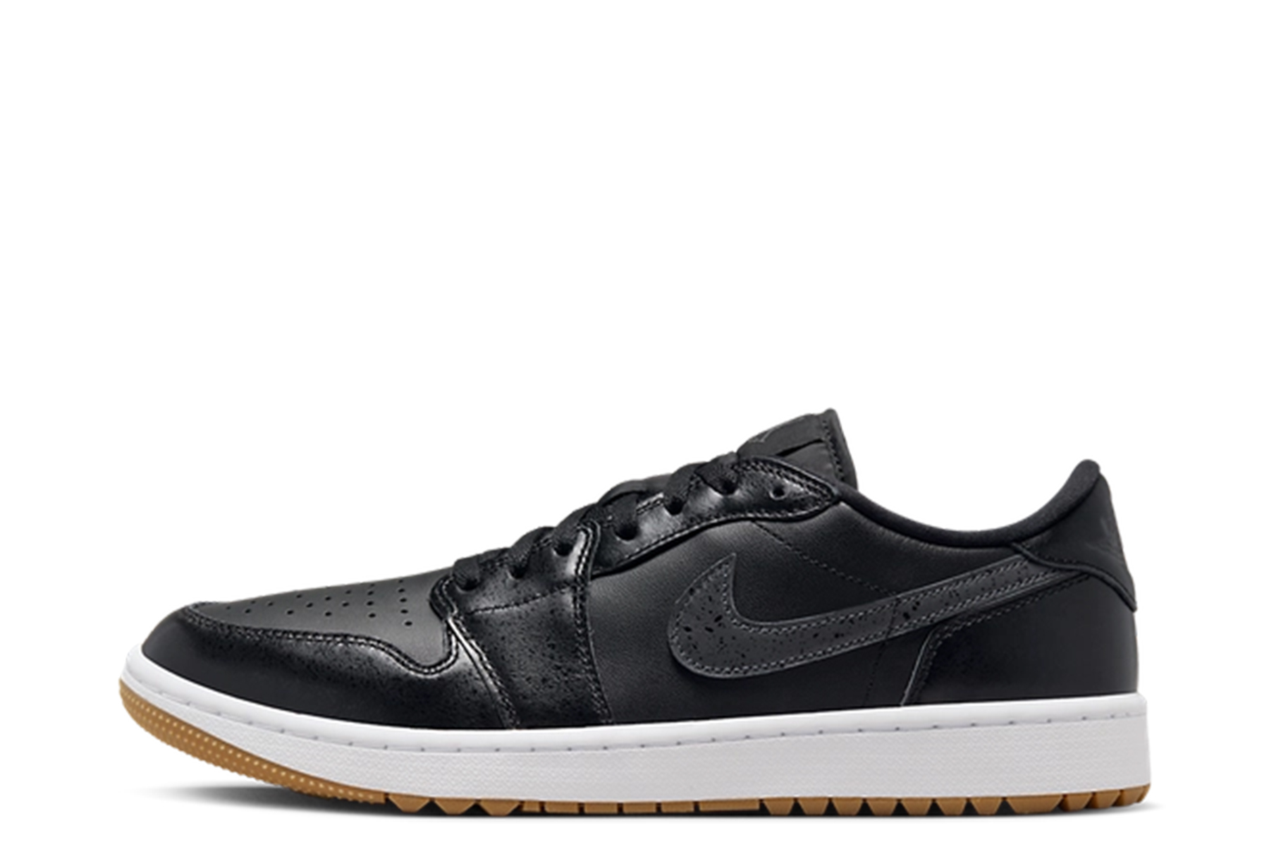 Air Jordan 1 Low Golf 'Black Gum' (2024) Black/Gum Medium Brown/White/Anthracite sneaker – authenticated on KLEKT