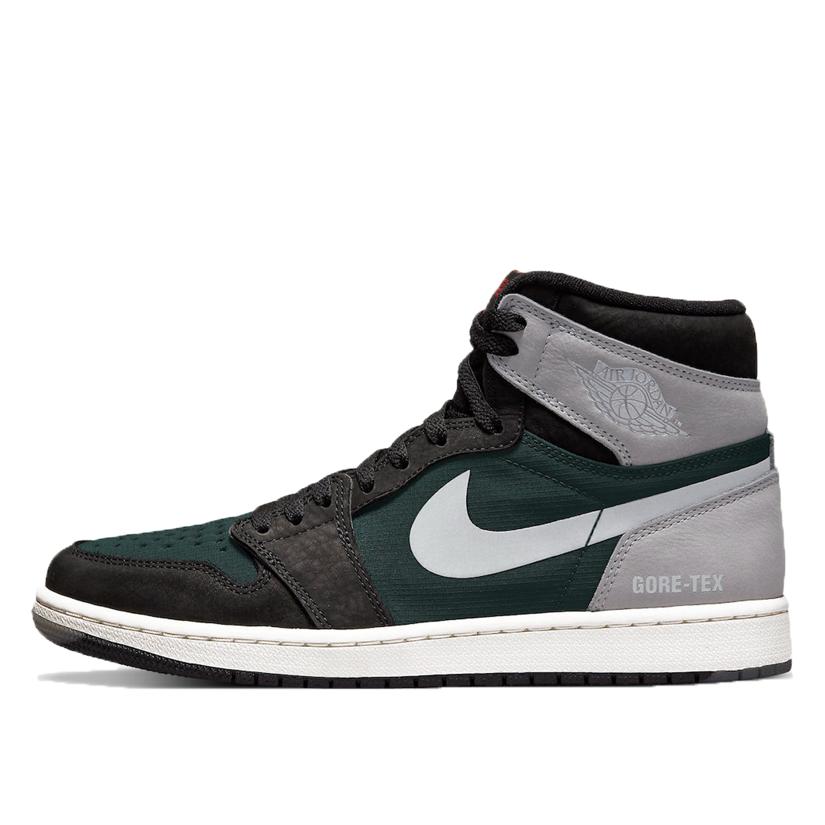Air Jordan 1 Retro High Element Gore-Tex Black Particle Grey (2021) BLACK/CHILE RED/PARTICLE GREY/SAIL sneaker – authenticated on KLEKT