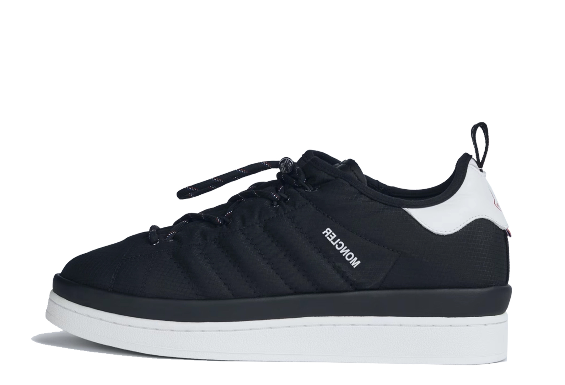 Adidas x Moncler Campus 'Core Black' (2023) Core Black/Core Black/Core White sneaker – authenticated on KLEKT