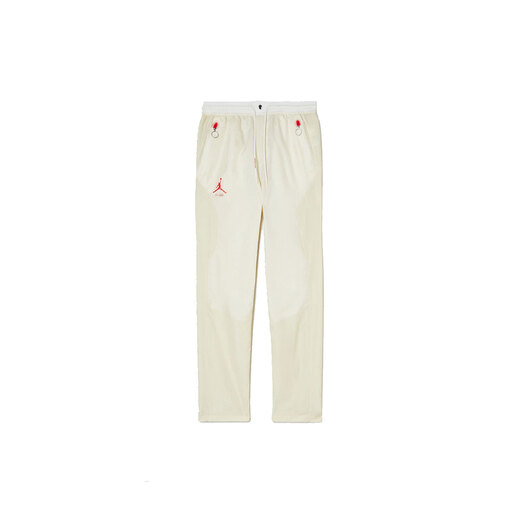 Off White x Jordan Woven Pants White Cream Red (SS21)