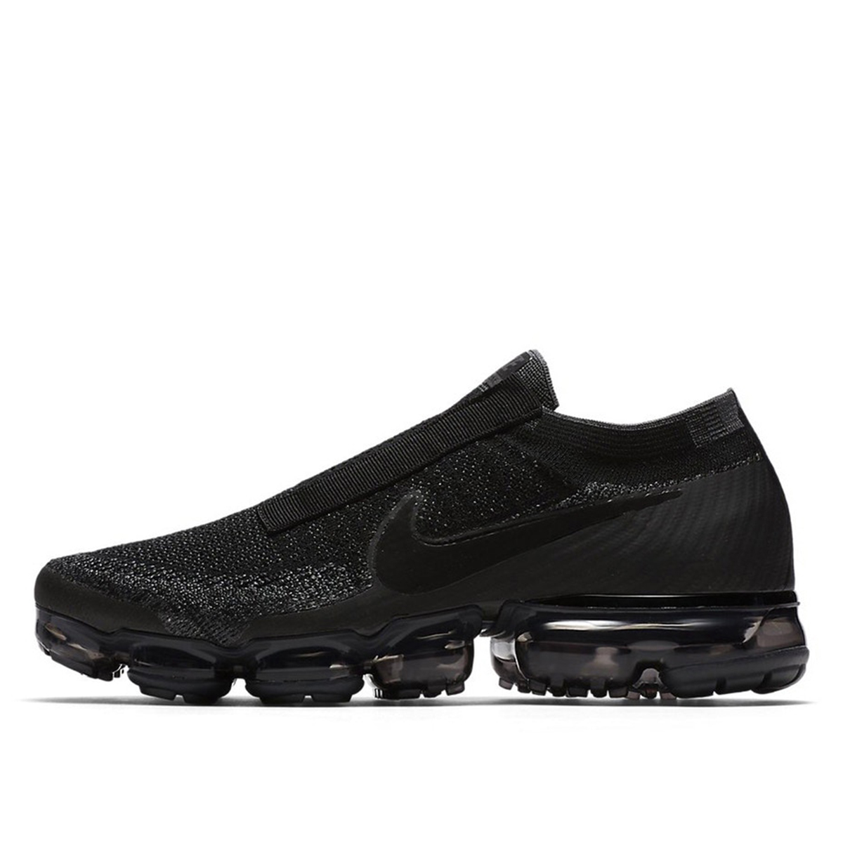 Nike Air VaporMax SE Laceless Triple Black sneaker – authenticated on KLEKT
