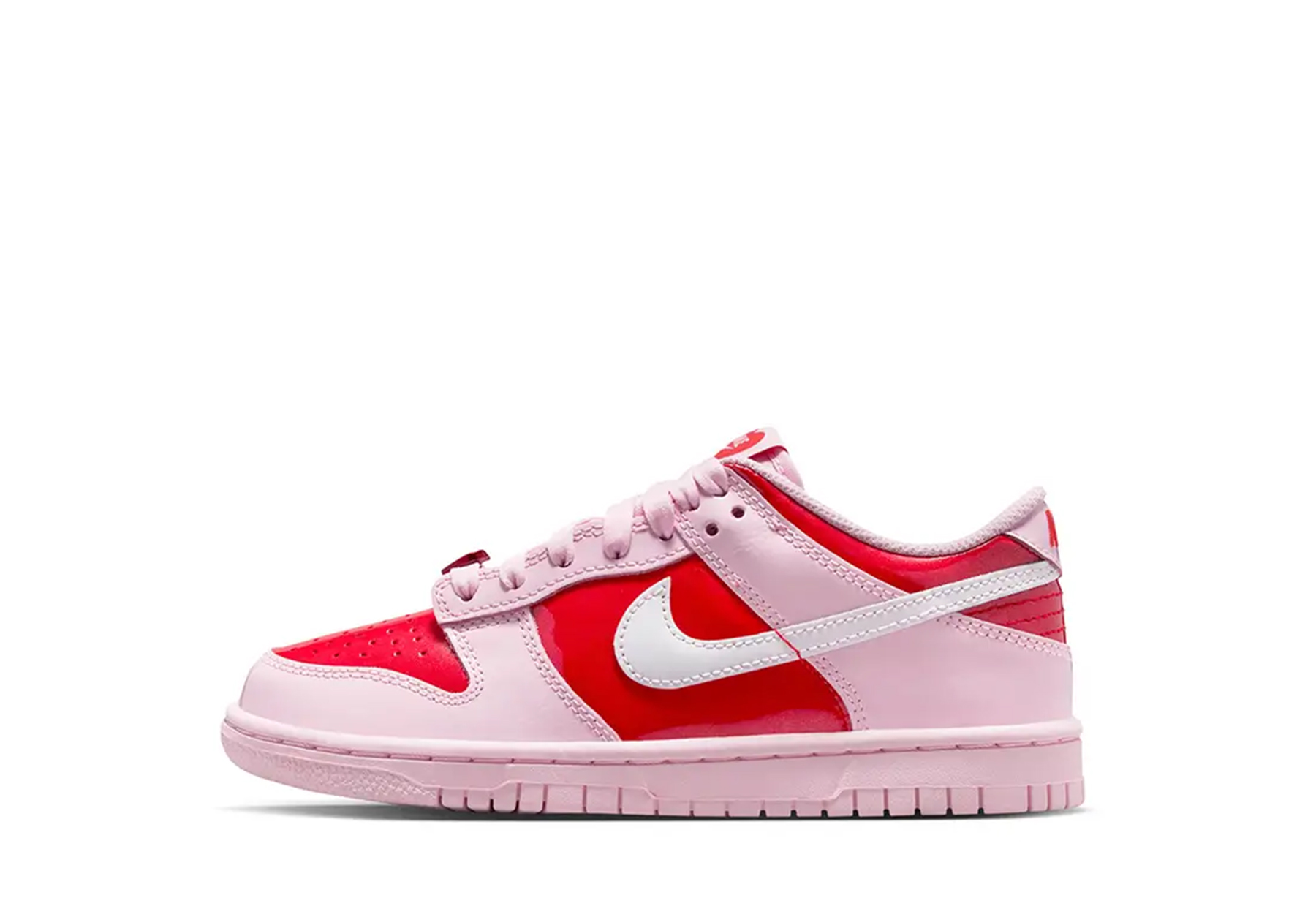 Nike Dunk Low GS 'Valentine's Day' (2026) PINK sneaker – authenticated on KLEKT