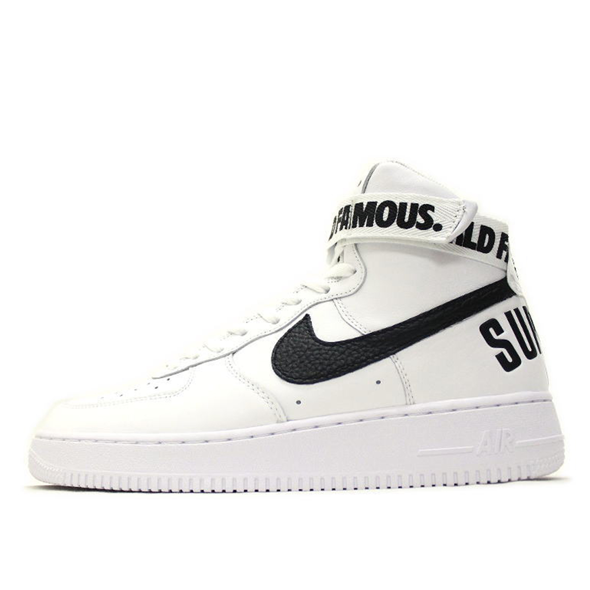 Nike Air Force 1 High Supreme World Famous White sneaker – authenticated on KLEKT