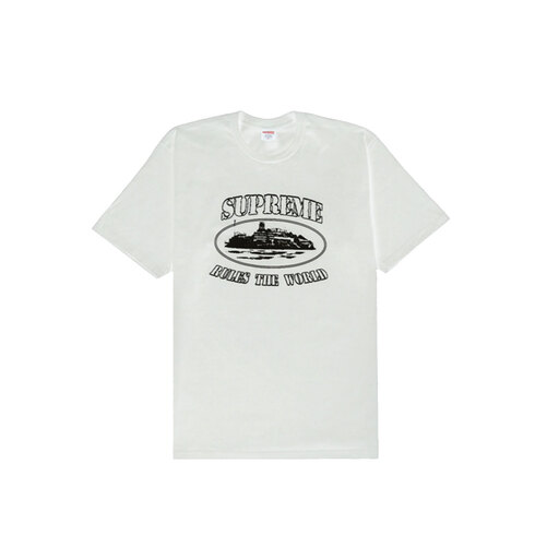 Supreme x Corteiz Rules The World Shirt White