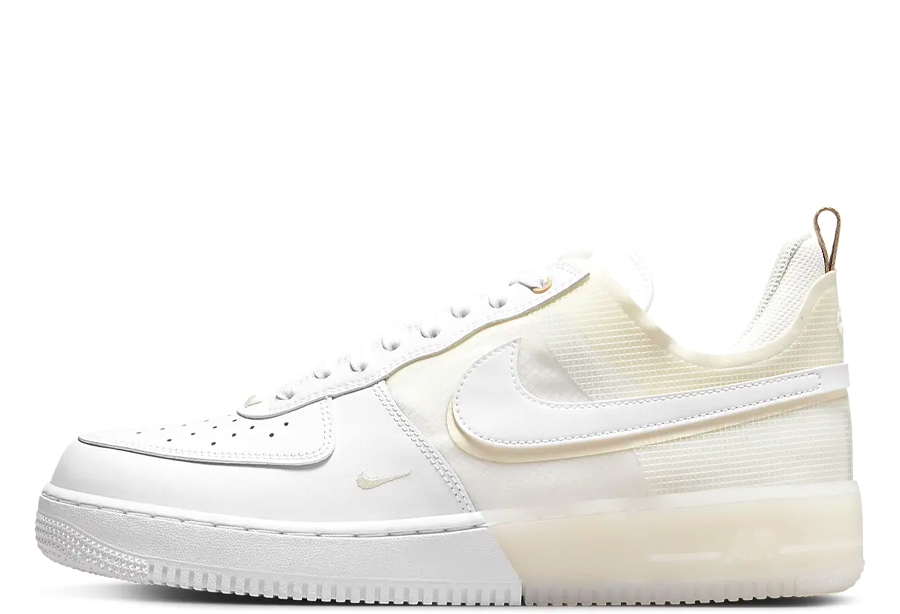 Nike Air Force 1 React Coconut Milk (2022) WHITE/WHITE-COCONUT MILK/LIGHT IRON ORE sneaker – authenticated on KLEKT