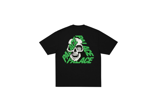 Palace P3 Skull T-Shirt 'Black' (SS25) – authenticated on KLEKT