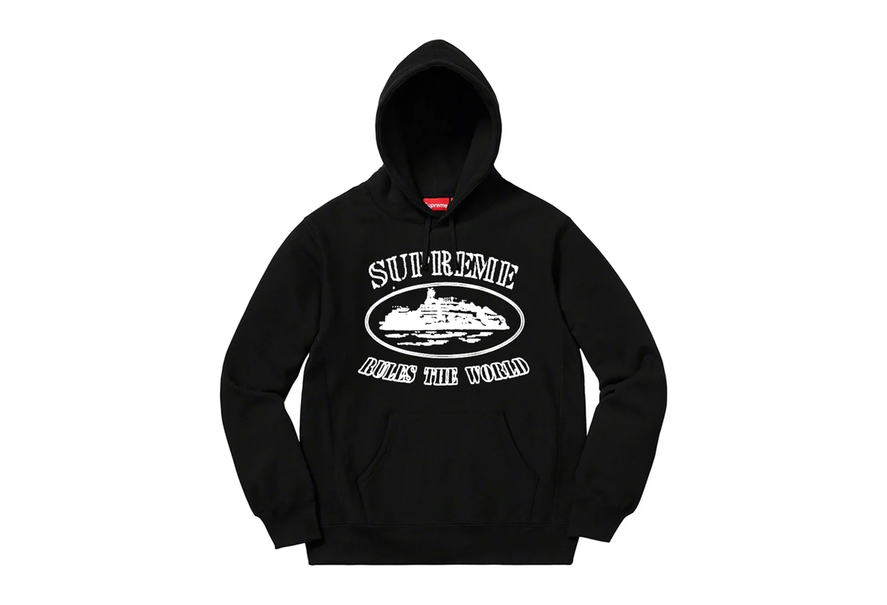 Supreme x Corteiz Rules The World Hoodie Black (FW23) BLACK sneaker – authenticated on KLEKT