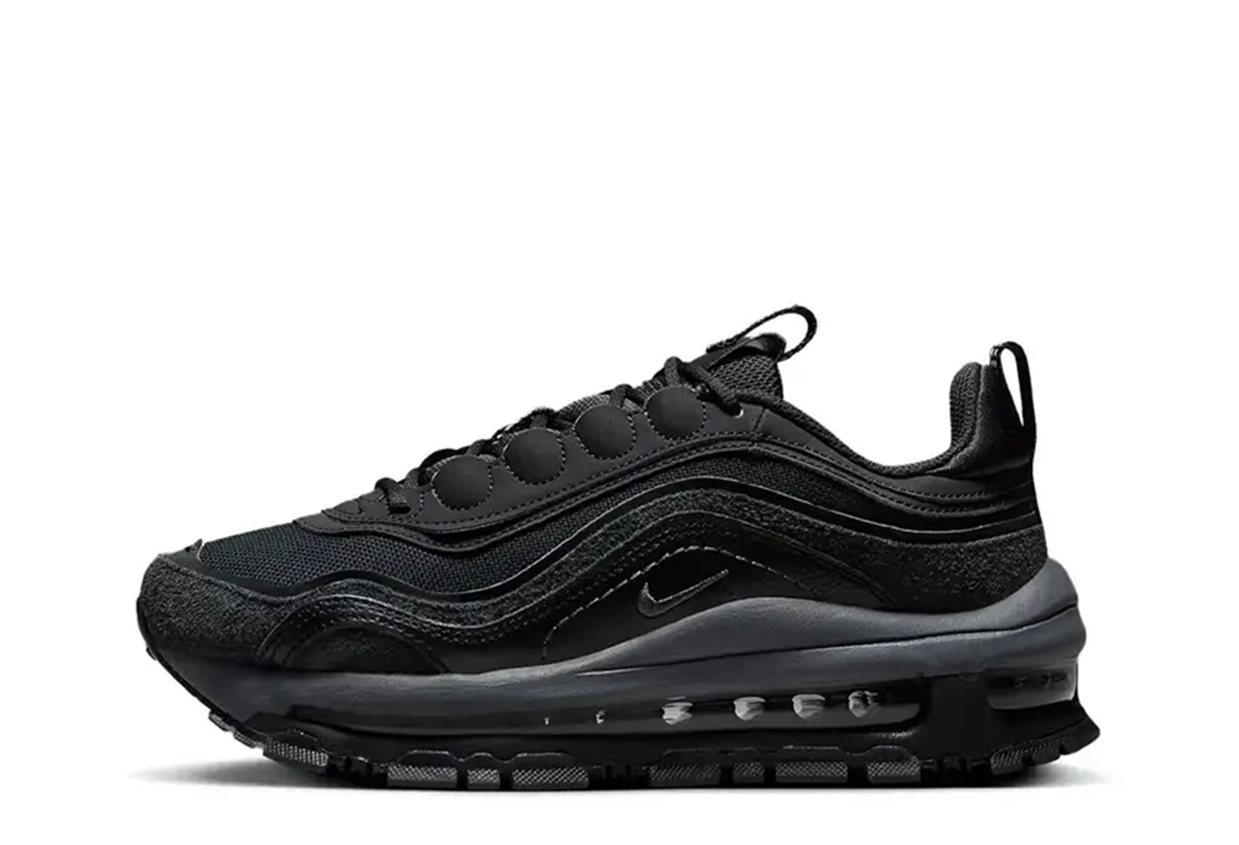 Nike Air Max 97 Futura WMNS Triple Black (2023) TRIPLE BLACK sneaker – authenticated on KLEKT