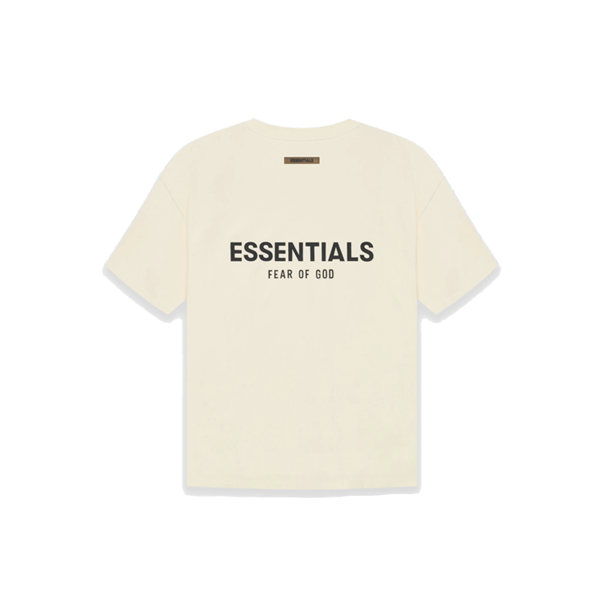 Fear Of God ESSENTIALS Short Sleeve Tee Buttercream (SS21) BUTTTERCREAM sneaker – authenticated on KLEKT