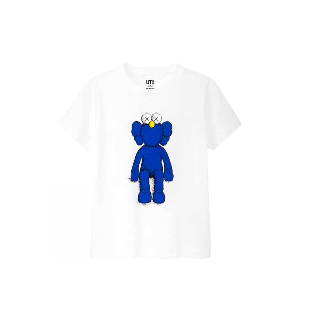 Kaws x Uniqlo Blue BFF Tee (Kids) White (SS19) WHITE sneaker – authenticated on KLEKT