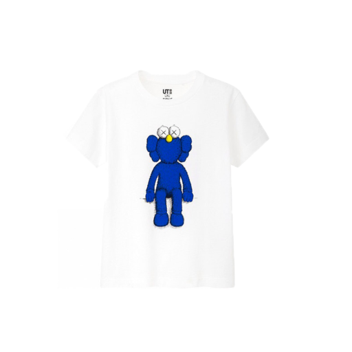 Kaws x Uniqlo Blue BFF Tee (Kids) White (SS19)
