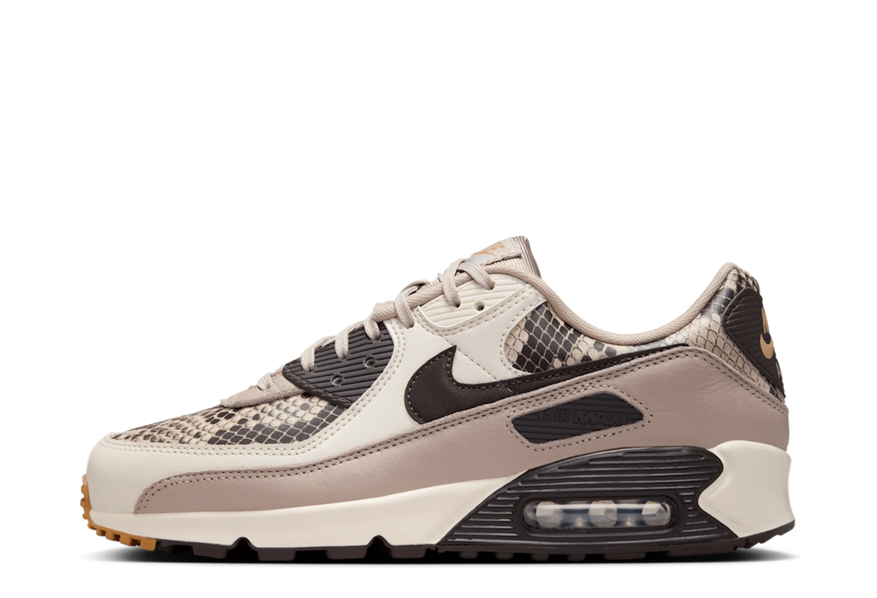 Nike Air Max 90 'Snakeskin' (2025) Velvet Brown/Light Orewood Brown/Flax sneaker – authenticated on KLEKT